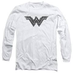 Batman v Superman Folded And Distressed Men's 18/1 Cotton Long-Sleeve T-Shirt