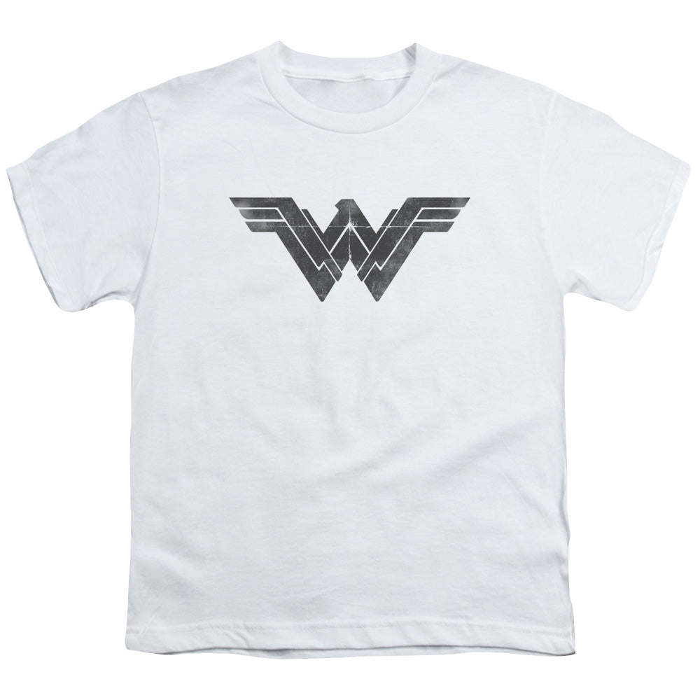 Batman v Superman Folded And Distressed Youth 18/1 100% Cotton Short-Sleeve T-Shirt