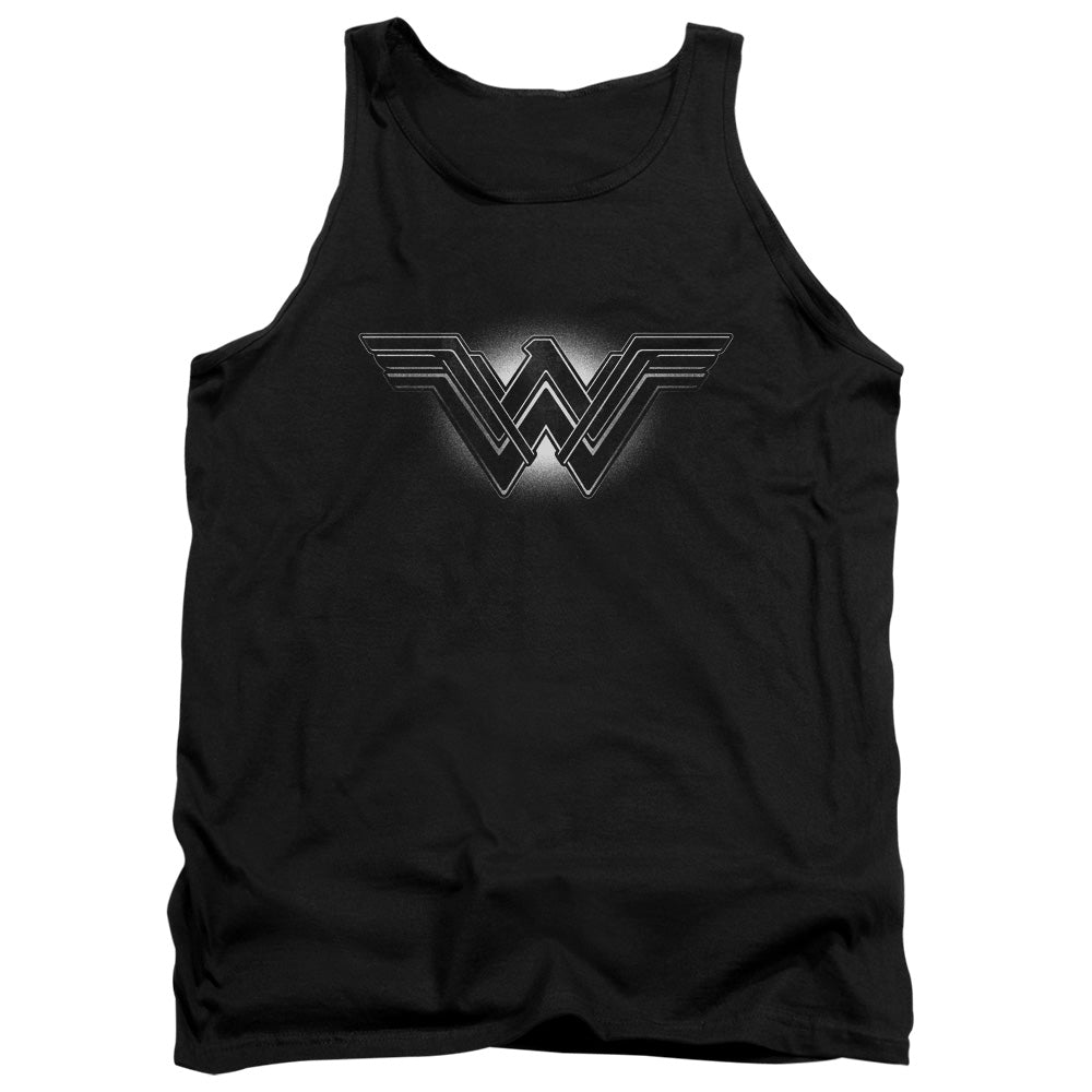 Batman v Superman Glow Emblem Men's 18/1 Cotton Tank Top