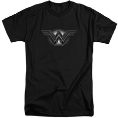 Batman v Superman Glow Emblem Men's 18/1 Tall Cotton Short-Sleeve T-Shirt