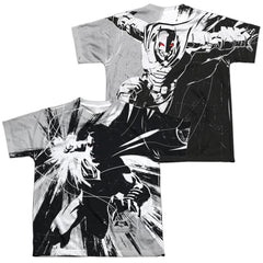 Batman v Superman Graphic Contrast (Front/Back Print) Youth Regular Fit Poly Short-Sleeve T-Shirt