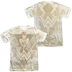 Batman v Superman Greek Goddess (Front/Back Print) Men's Regular Fit Polyester Short-Sleeve T-Shirt