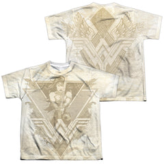 Batman v Superman Greek Goddess (Front/Back Print) Youth Regular Fit Poly Short-Sleeve T-Shirt