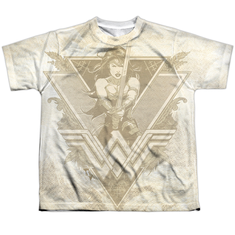 Batman v Superman Greek Goddess Youth Regular Fit Poly Short-Sleeve T-Shirt