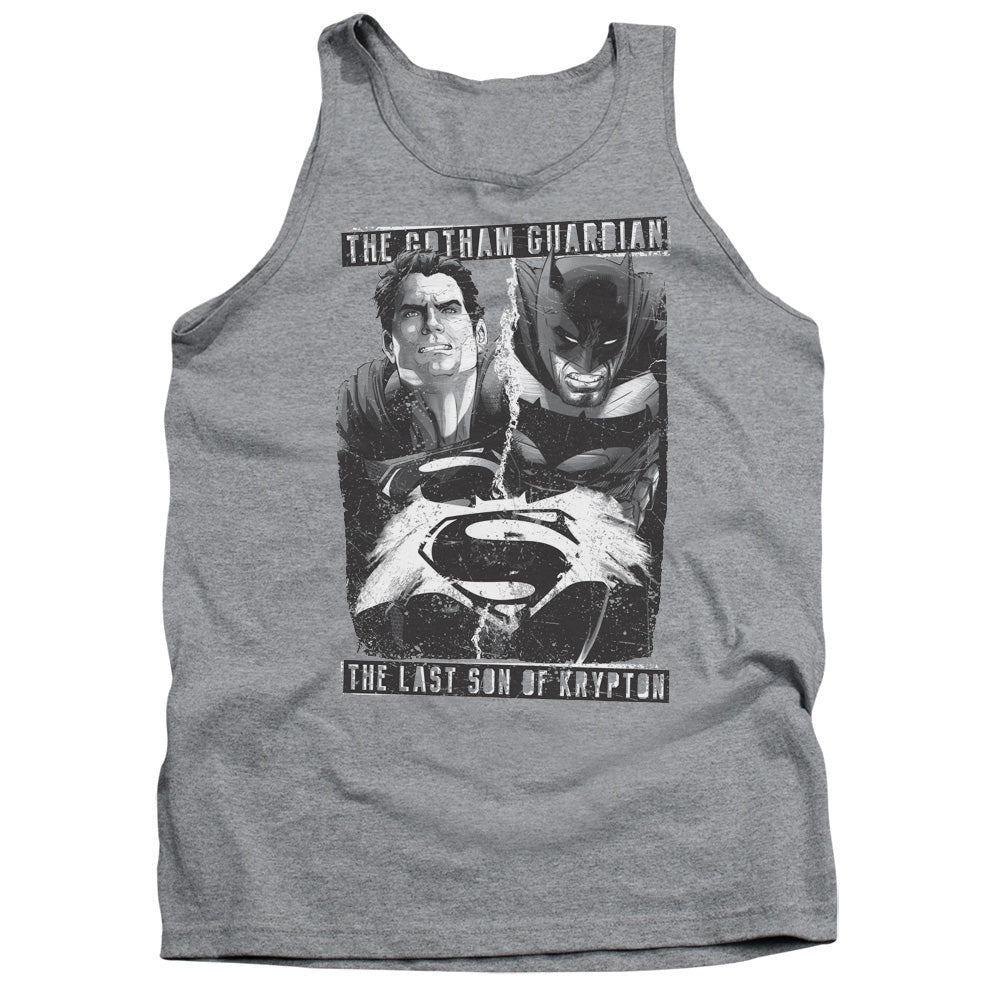 Batman v Superman Guardian V Son Men's 18/1 Cotton Tank Top