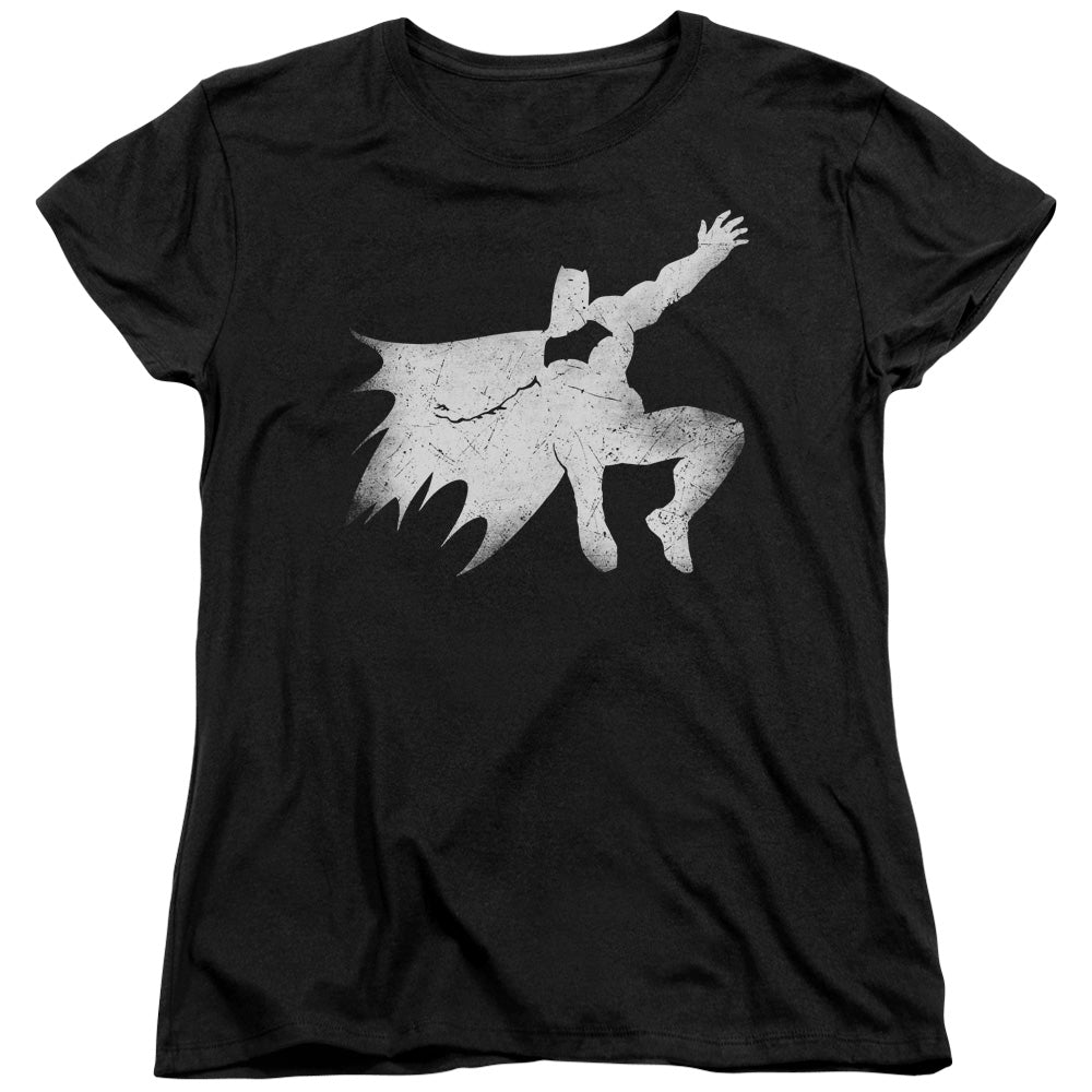 Batman v Superman Knight Silhouette Women's 18/1 Cotton Short-Sleeve T-Shirt