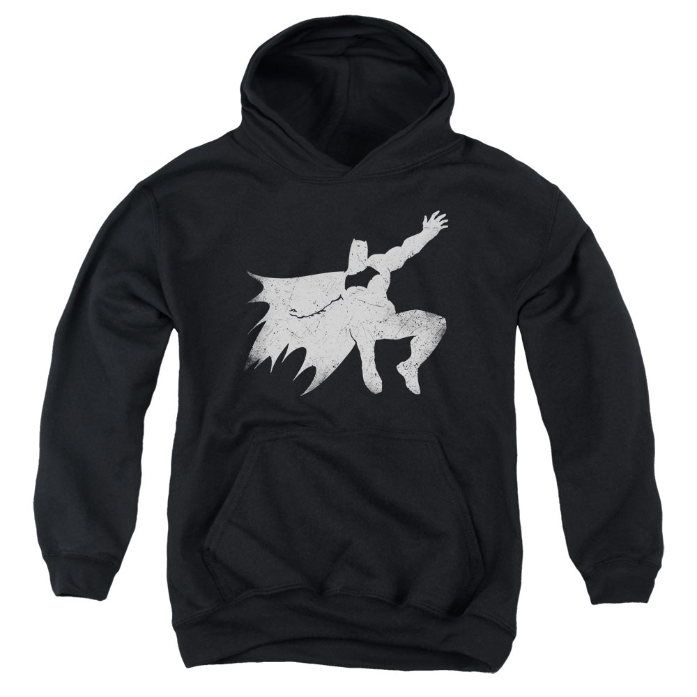Batman v Superman Knight Silhouette Youth Cotton Poly Pull-Over Hoodie