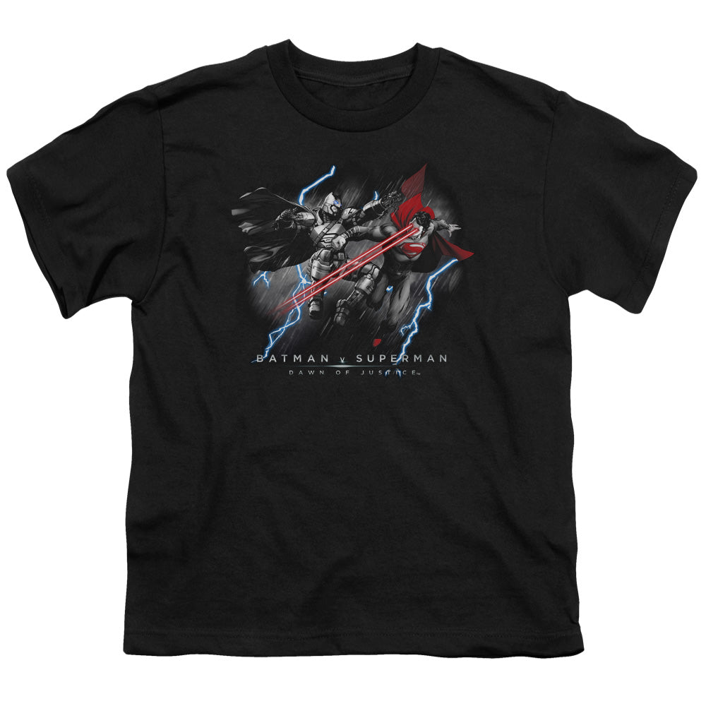 Batman v Superman Lightniing V Heat Vision Youth 18/1 100% Cotton Short-Sleeve T-Shirt