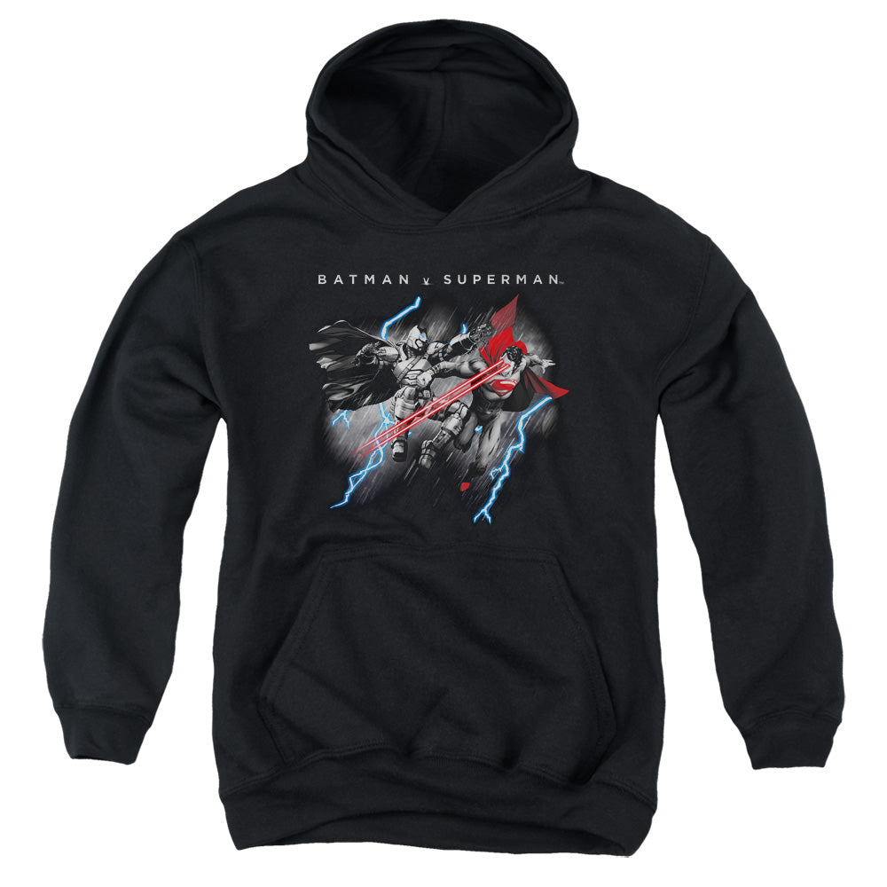 Batman v Superman Lightning Fight Youth Cotton Poly Pull-Over Hoodie