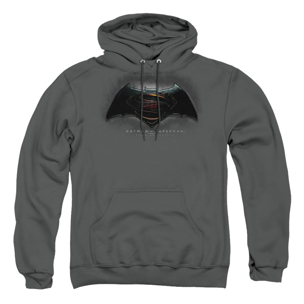 Batman v Superman Logo Men's Pull-Over 75 25 Poly Hoodie