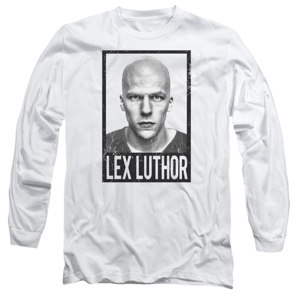 Batman v Superman Luthor Men's 18/1 Cotton Long-Sleeve T-Shirt