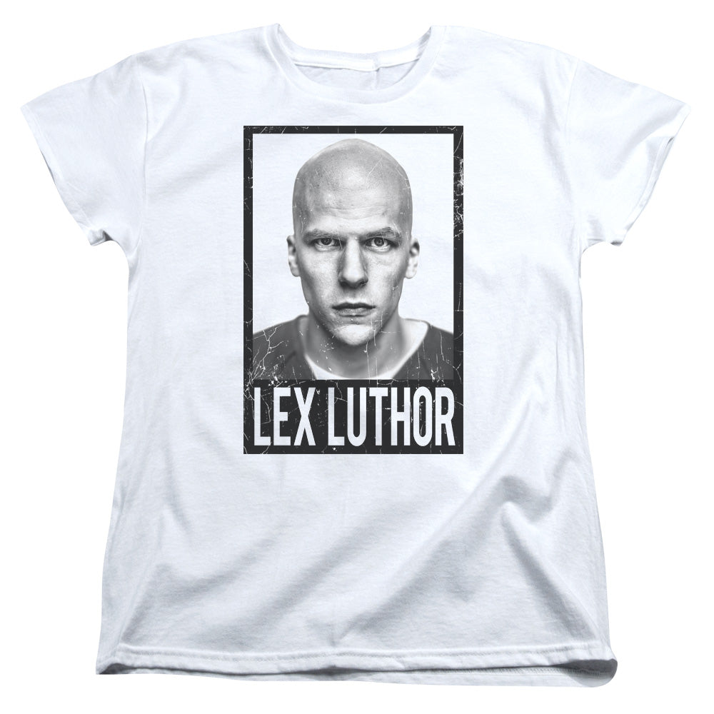 Batman v Superman Luthor Women's 18/1 Cotton Short-Sleeve T-Shirt