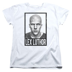 Batman v Superman Luthor Women's 18/1 Cotton Short-Sleeve T-Shirt