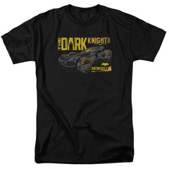 Batman v Superman Mobil Dark Knight Men's 18/1 Cotton Short-Sleeve T-Shirt