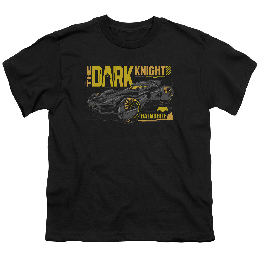 Batman v Superman Mobil Dark Knight Youth 18/1 100% Cotton Short-Sleeve T-Shirt