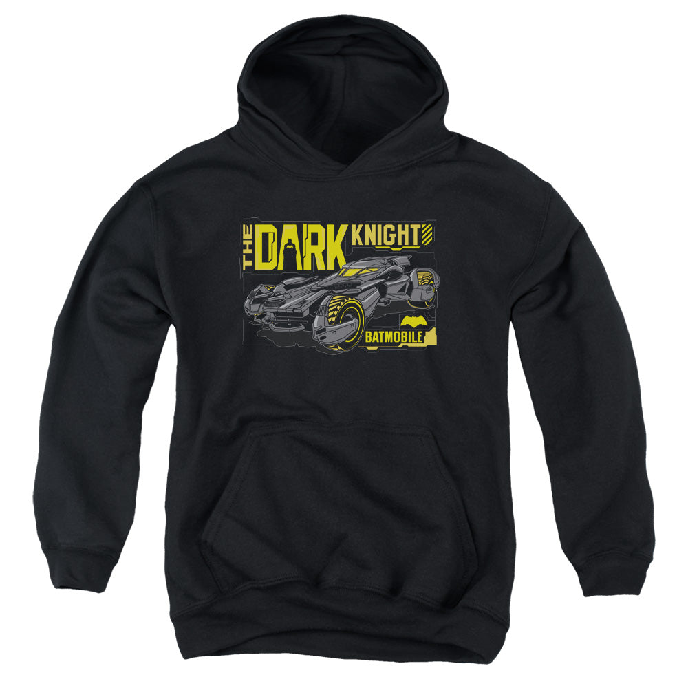 Batman v Superman Mobil Dark Knight Youth Cotton Poly Pull-Over Hoodie
