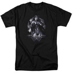 Batman v Superman Rainy Night Men's 18/1 Cotton Short-Sleeve T-Shirt