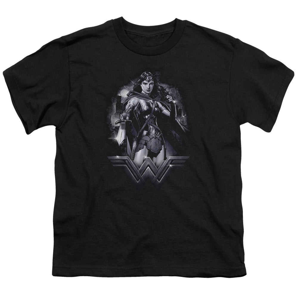 Batman v Superman Rainy Night Youth 18/1 100% Cotton Short-Sleeve T-Shirt