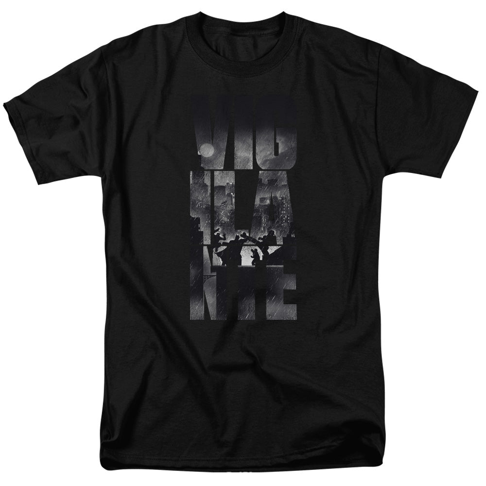 Batman v Superman Rainy Viglante Men's 18/1 Cotton Short-Sleeve T-Shirt