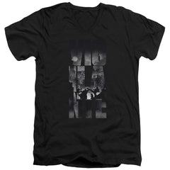 Batman v Superman Rainy Viglante Men's 30/1 Cotton Slim V-Neck T-Shirt