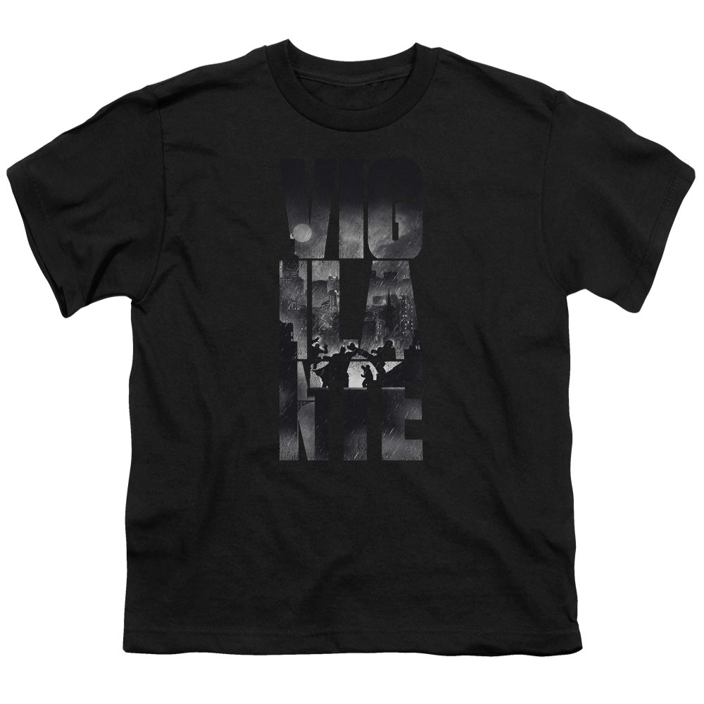 Batman v Superman Rainy Viglante Youth 18/1 100% Cotton Short-Sleeve T-Shirt