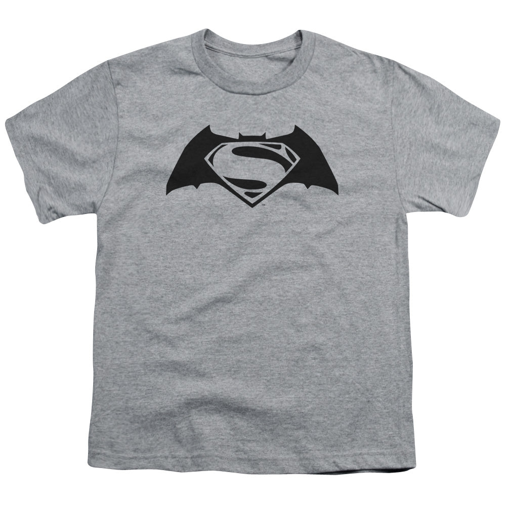 Batman v Superman Simple Logo Youth 18/1 100% Cotton Short-Sleeve T-Shirt