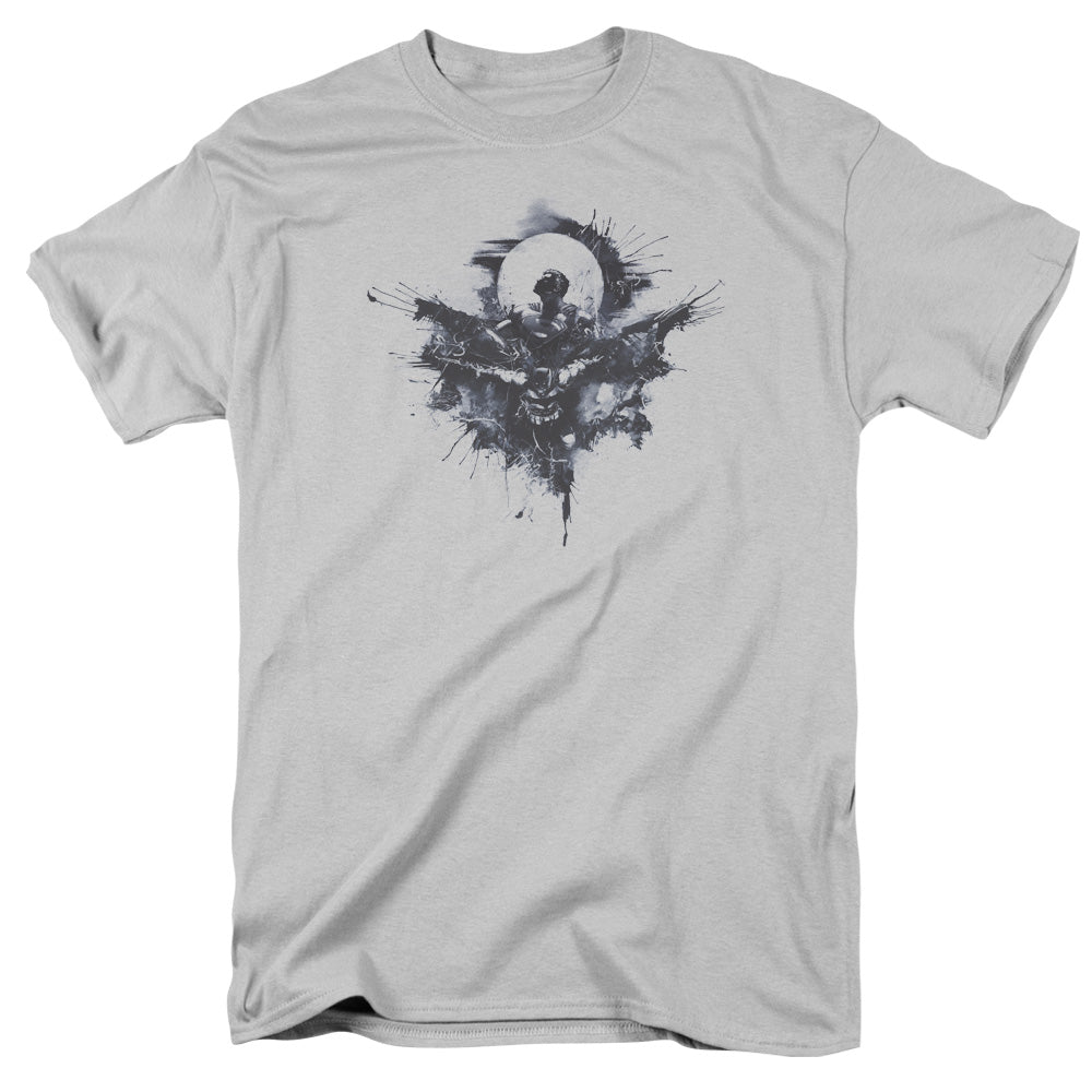 Batman v Superman Splatter Men's 18/1 Cotton Short-Sleeve T-Shirt