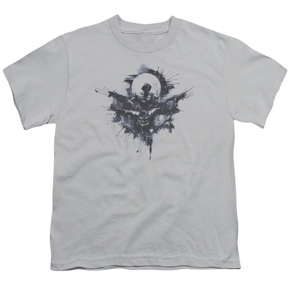 Batman v Superman Splatter Youth 18/1 100% Cotton Short-Sleeve T-Shirt
