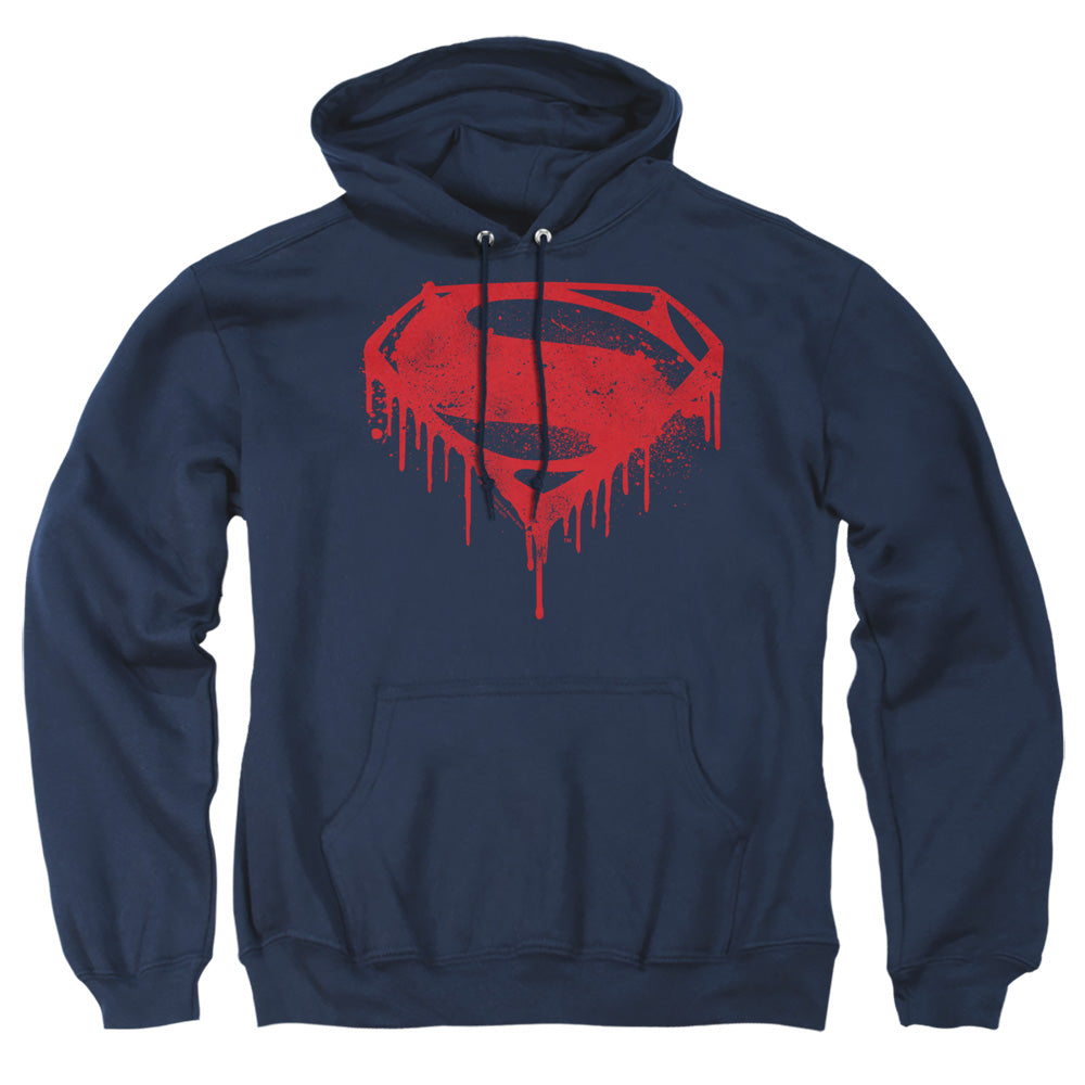 Batman v Superman Splattered Men's Pull-Over 75 25 Poly Hoodie