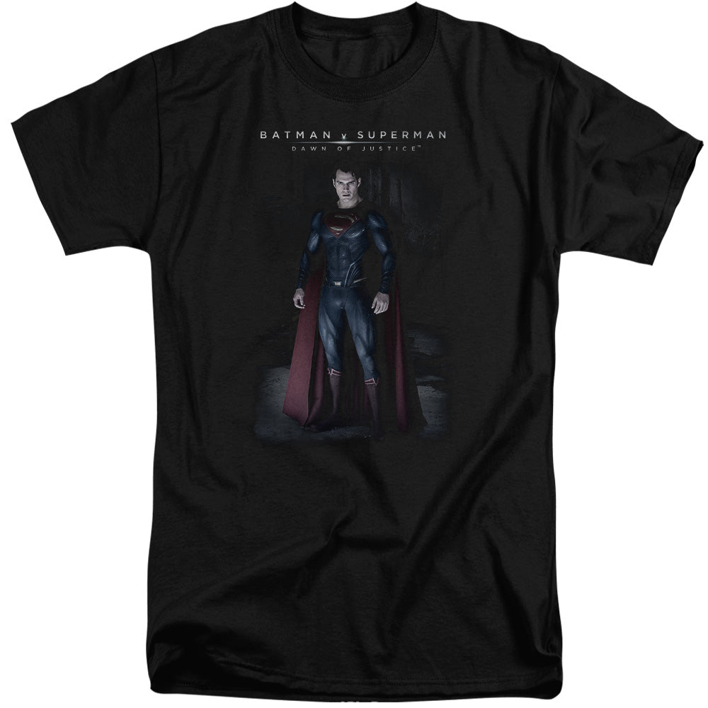 Batman v Superman Stand Tall Men's 18/1 Tall Cotton Short-Sleeve T-Shirt