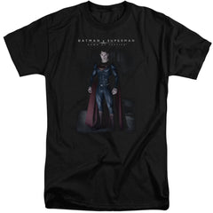 Batman v Superman Stand Tall Men's 18/1 Tall Cotton Short-Sleeve T-Shirt