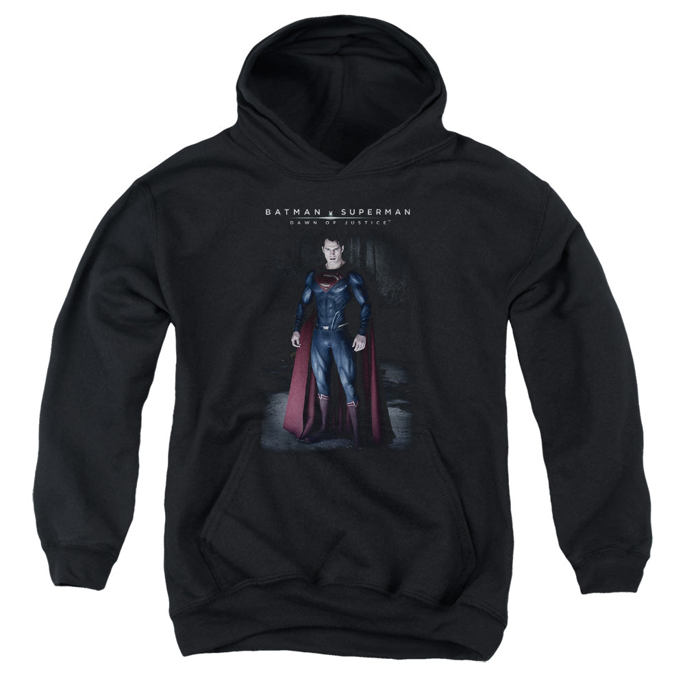 Batman v Superman Stand Tall Youth Cotton Poly Pull-Over Hoodie