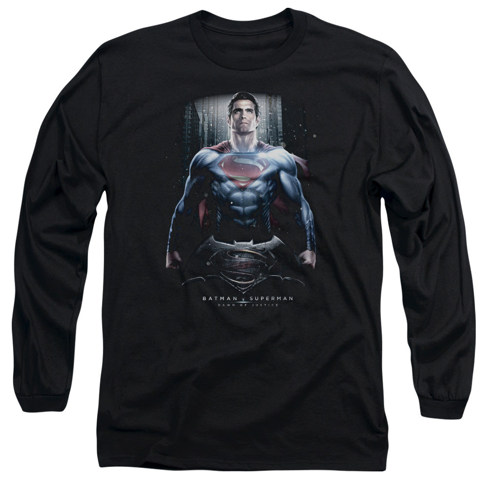 Batman v Superman Supe Ground Zero Men's 18/1 Cotton Long-Sleeve T-Shirt