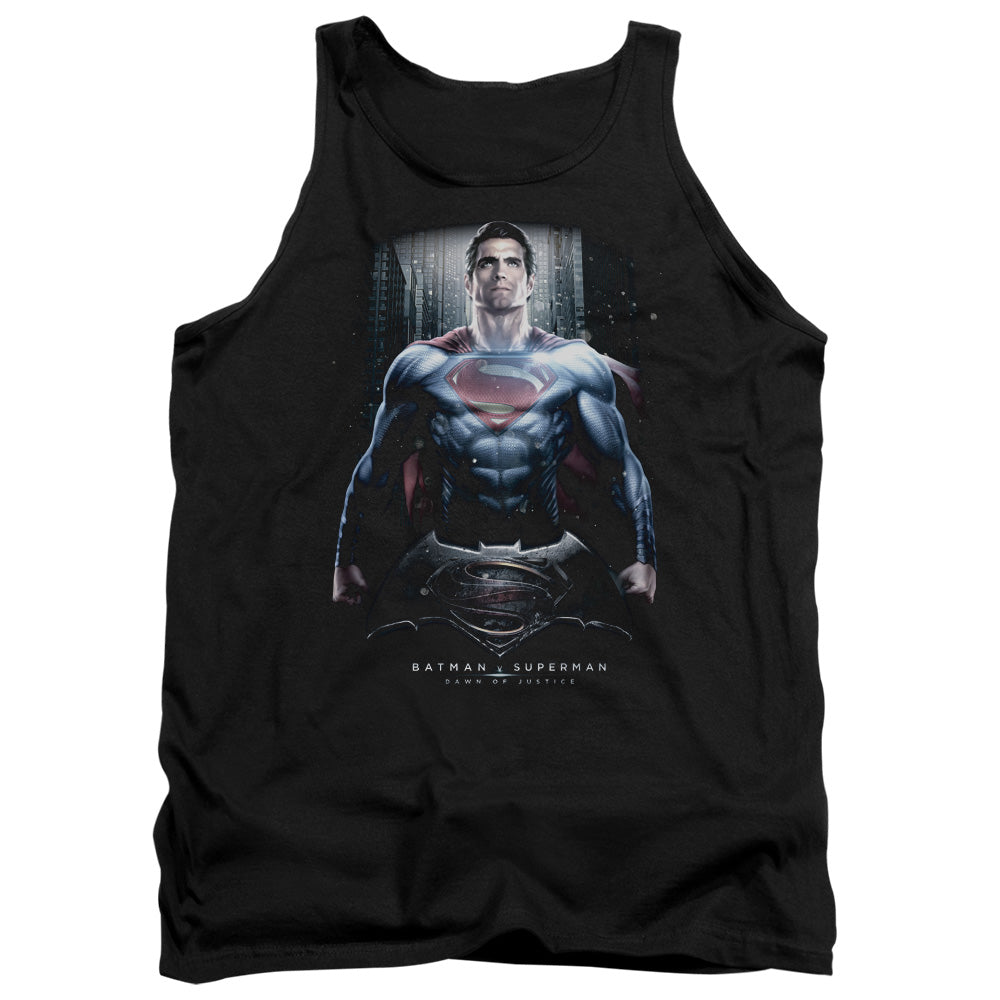 Batman v Superman Supe Ground Zero Men's 18/1 Cotton Tank Top