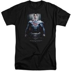 Batman v Superman Supe Ground Zero Men's 18/1 Tall Cotton Short-Sleeve T-Shirt