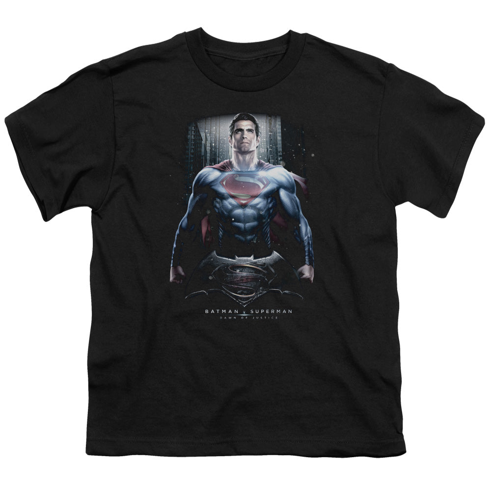 Batman v Superman Supe Ground Zero Youth 18/1 100% Cotton Short-Sleeve T-Shirt
