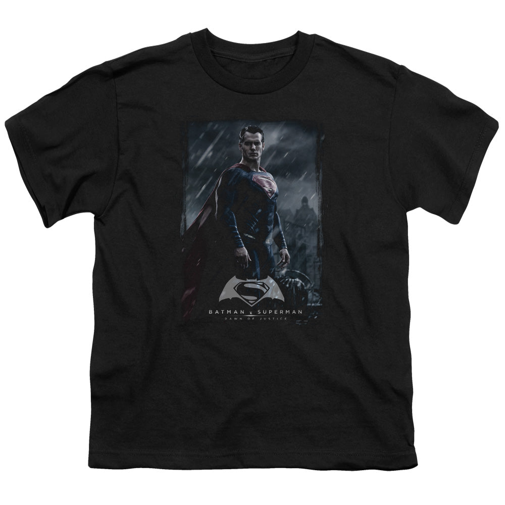 Batman v Superman Supe Poster Youth 18/1 100% Cotton Short-Sleeve T-Shirt