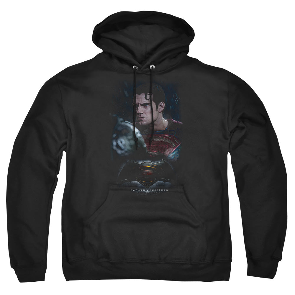 Batman v Superman Super Angry Men's Pull-Over 75 25 Poly Hoodie
