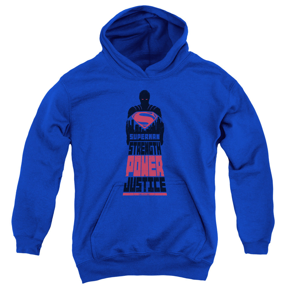Batman v Superman Super Justice Youth Cotton Poly Pull-Over Hoodie