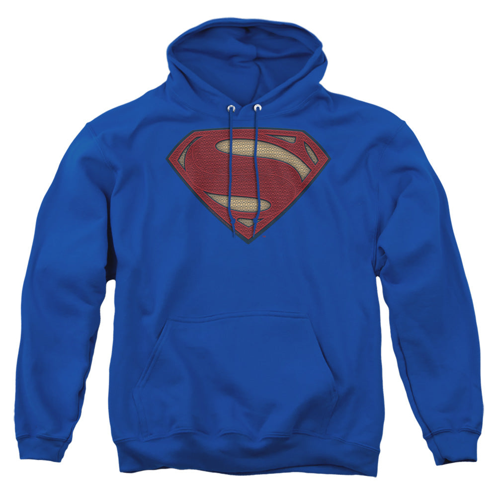 Batman v Superman Super Movie Logo Men's Pull-Over 75 25 Poly Hoodie