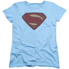Batman v Superman Super Movie Logo Women's 18/1 Cotton Short-Sleeve T-Shirt