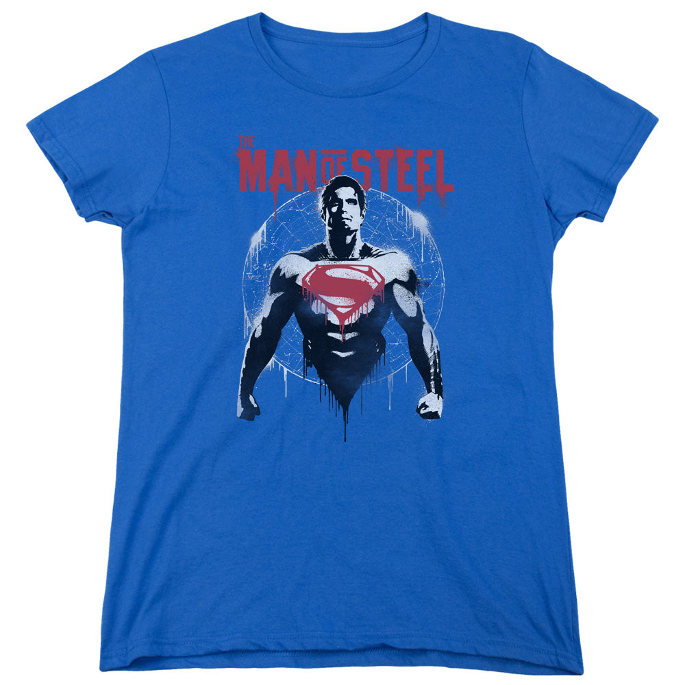 Batman v Superman Super Spray Women's 18/1 Cotton Short-Sleeve T-Shirt