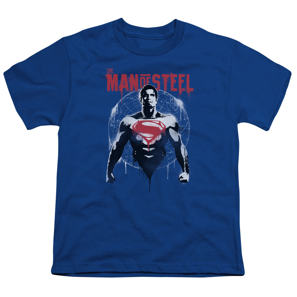 Batman v Superman Super Spray Youth 18/1 100% Cotton Short-Sleeve T-Shirt