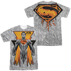 Batman v Superman Super Tech Sub (Front/Back Print) Men's Regular Fit Polyester Short-Sleeve T-Shirt