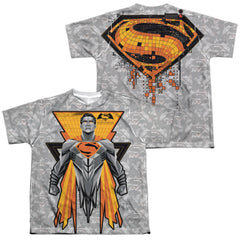 Batman v Superman Super Tech Sub (Front/Back Print) Youth Regular Fit Poly Short-Sleeve T-Shirt