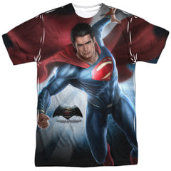 Batman v Superman Superman Light Men's Regular Fit Polyester Short-Sleeve T-Shirt