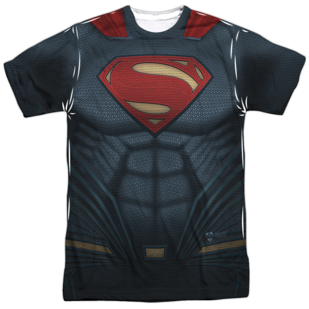 Batman v Superman Superman  Uniform Men's Regular Fit Polyester Short-Sleeve T-Shirt