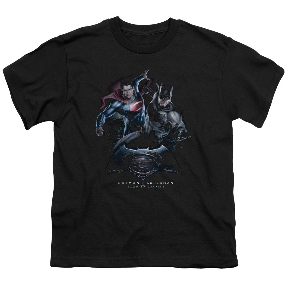 Batman v Superman Team Up Youth 18/1 100% Cotton Short-Sleeve T-Shirt