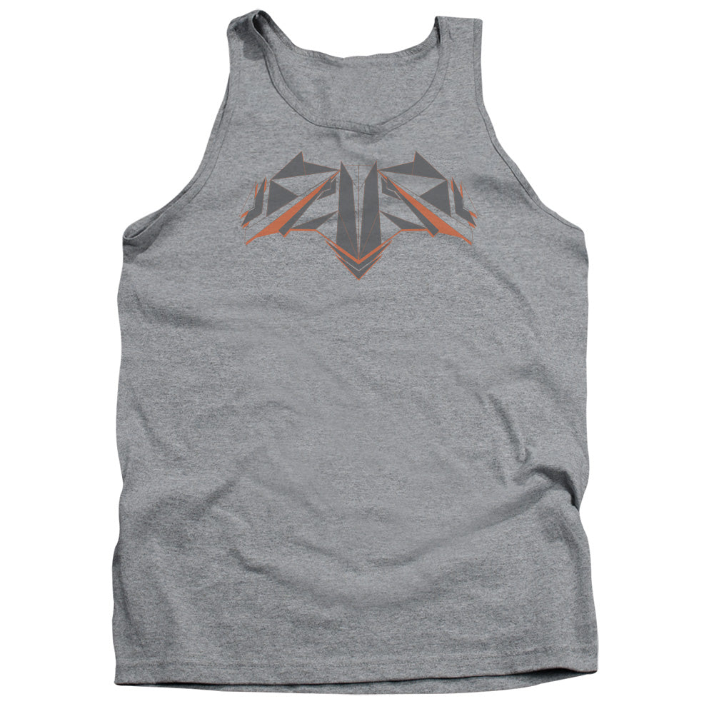 Batman v Superman Tech Bat Logo Men's 18/1 Cotton Tank Top