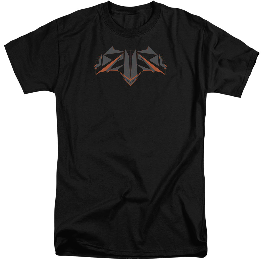 Batman v Superman Tech Bat Logo Men's 18/1 Tall Cotton Short-Sleeve T-Shirt